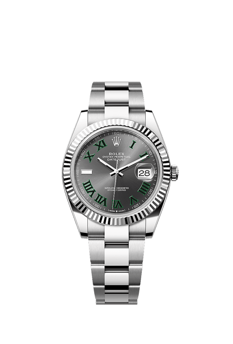 Rolex Stainless Steel Datejust - 41mm - Slate - Oyster