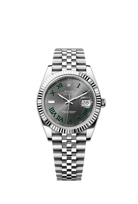 Rolex Stainless Steel Datejust - 41mm - Slate - Jubilee