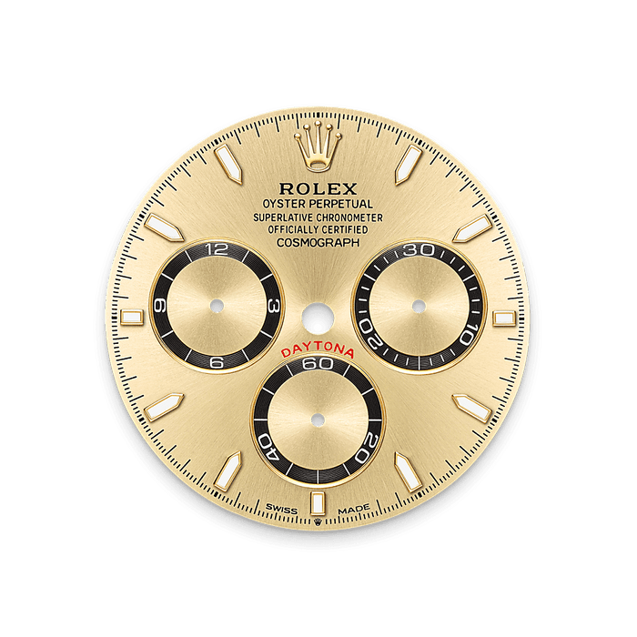 Rolex Two-Tone (YG/SS) Daytona - 40mm - Golden, black counter rings