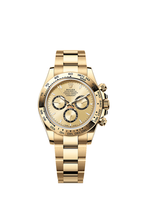 Rolex Yellow Gold Daytona - 40mm - Golden, black counter rings - Oyster