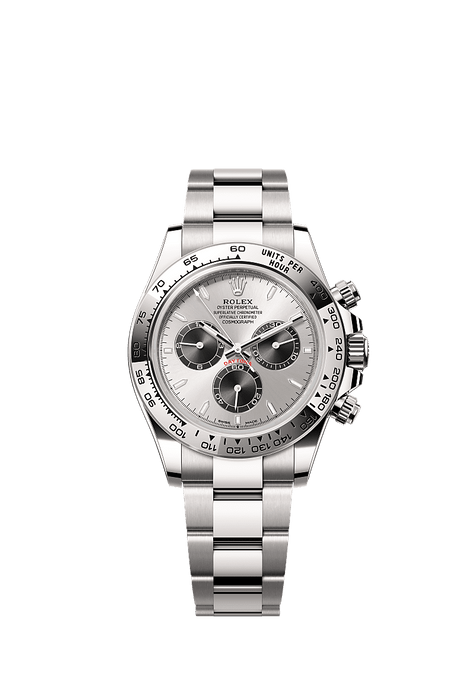 Rolex White Gold Daytona - 40mm - Steel and bright black - Oyster