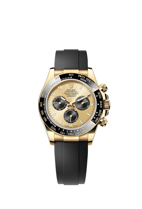 Rolex Yellow Gold Daytona - 40mm - Golden and bright black - Oysterflex