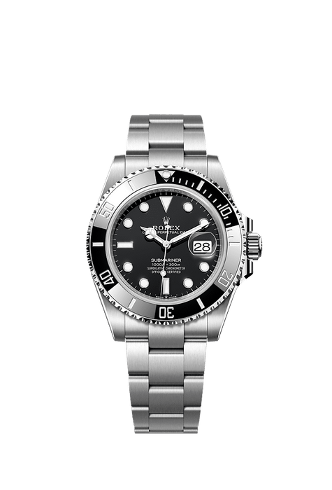 Rolex Stainless Steel Submariner with Date - 41mm - Black - Oyster