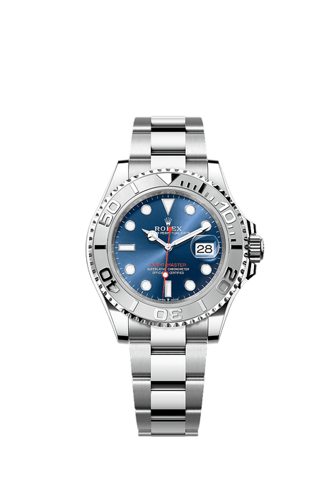 Rolex Stainless Steel Yatch-Master - 40mm - Bright blue