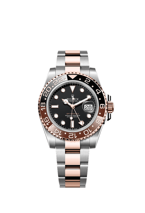 Rolex Two-Tone (RG/SS) GMT-Master II - 40mm - Black