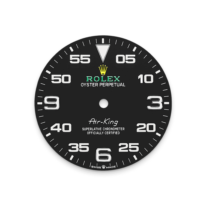 Rolex Stainless Steel Air-King - 40mm - Black