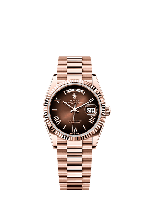 Rolex Rose Gold Day-Date - 36mm - Brown ombré - President