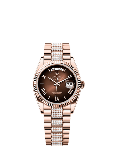 Rolex Rose Gold Day-Date - 36mm - Brown ombré - President