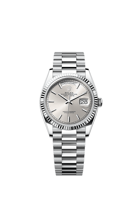 Rolex Platinum Day-Date - 36mm - Silver - President