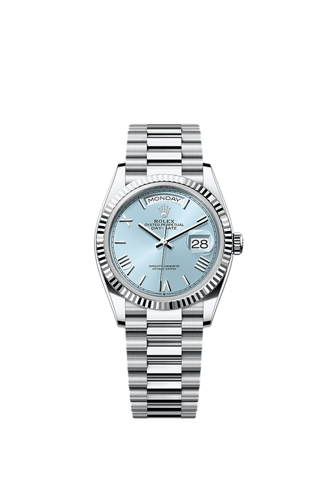 Rolex Platinum Day-Date - 36mm - Ice blue - President