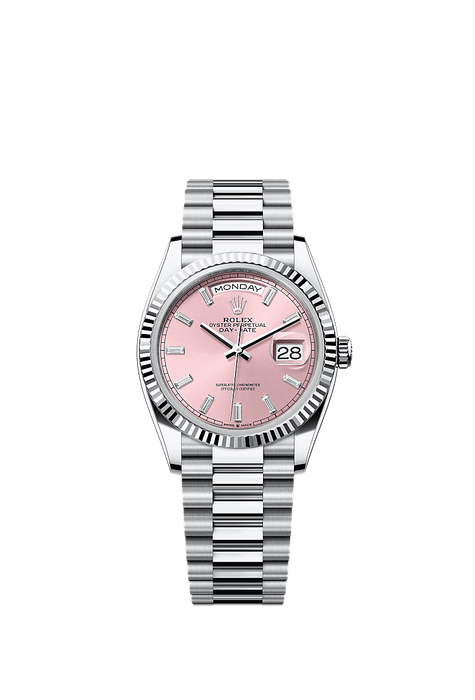 Rolex Platinum Day-Date - 36mm - Pink Diamond Dial - President