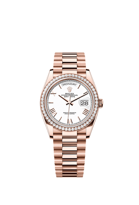 Rolex Rose Gold Day-Date - 36mm - White - President