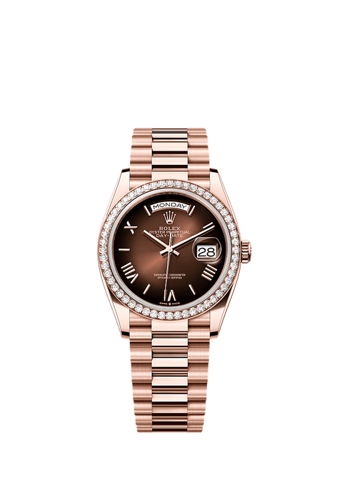 Rolex Rose Gold Day-Date - 36mm - Brown ombré - President