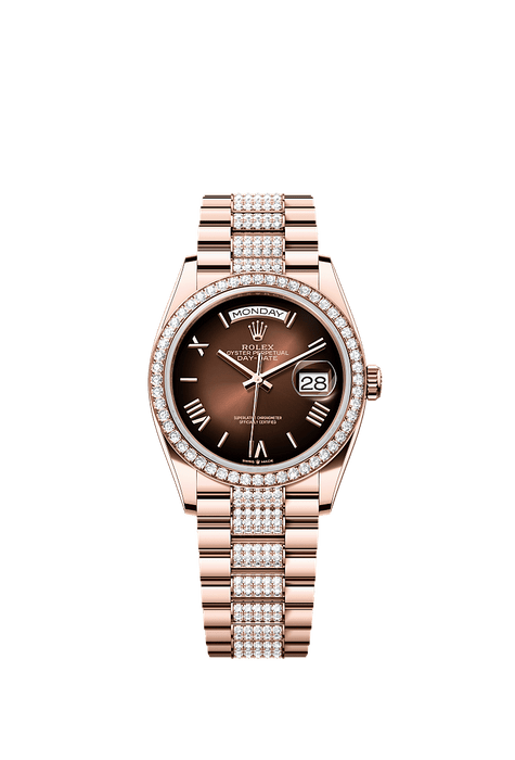 Rolex Rose Gold Day-Date - 36mm - Brown ombré - President