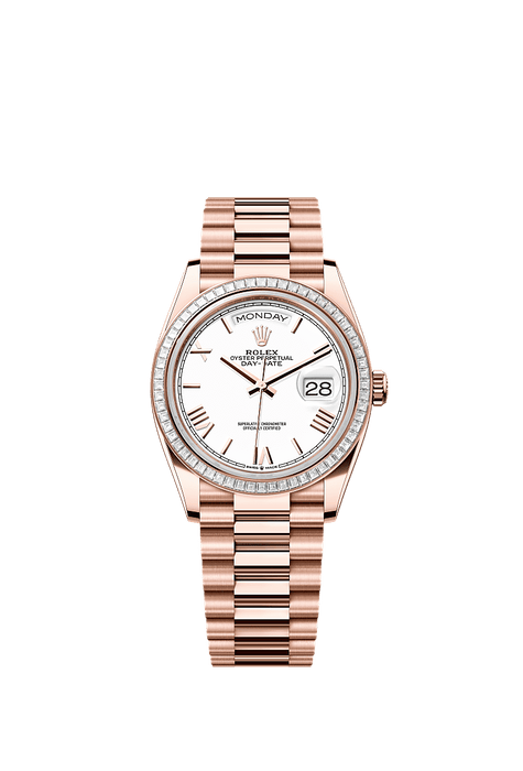 Rolex Rose Gold Day-Date - 36mm - White - President