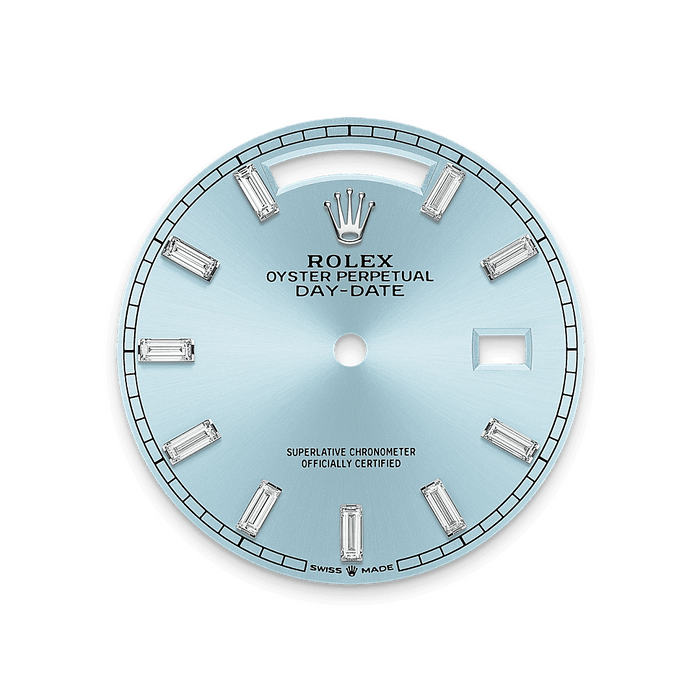 Rolex Platinum Day-Date - 36mm - Ice blue Diamond Dial - President