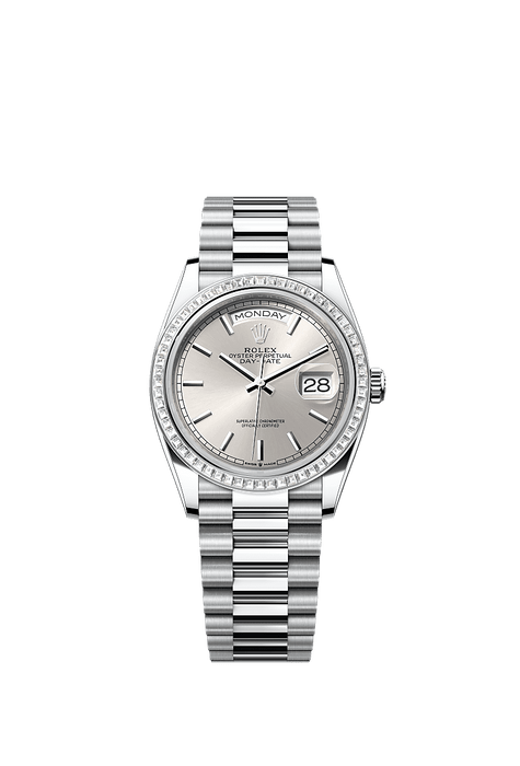 Rolex Platinum Day-Date - 36mm - Silver - President