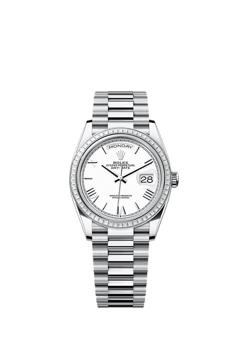 Rolex Platinum Day-Date - 36mm - White - President