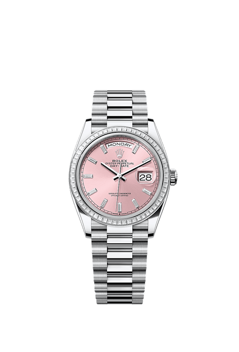 Rolex Platinum Day-Date - 36mm - Pink Diamond Dial - President