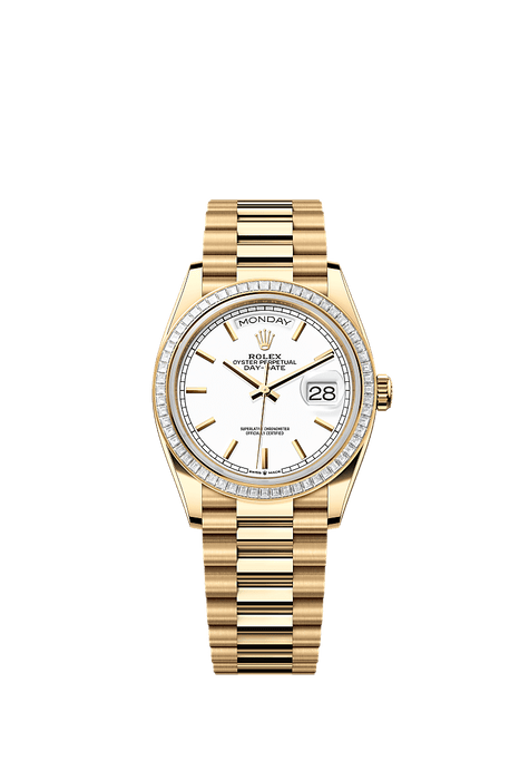 Rolex Yellow Gold Day-Date - 36mm - White - President