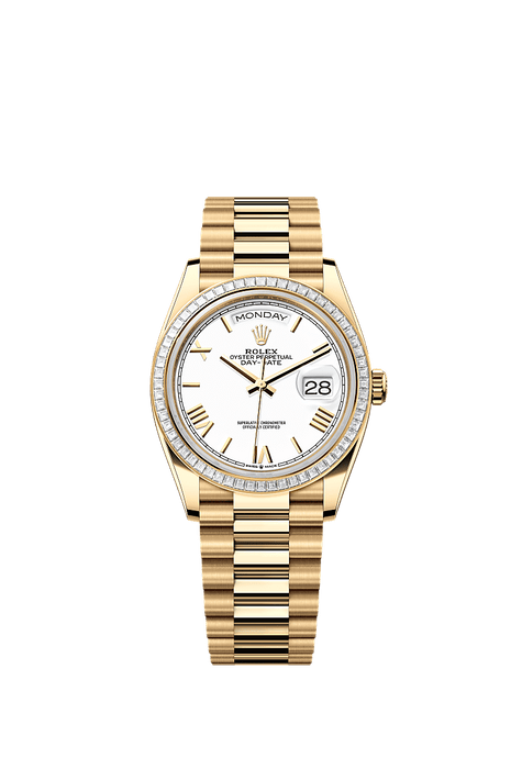 Rolex Yellow Gold Day-Date - 36mm - White - President