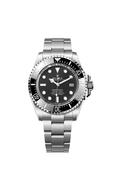 Rolex Stainless Steel Sea-Dweller - 44 mm - Intense black