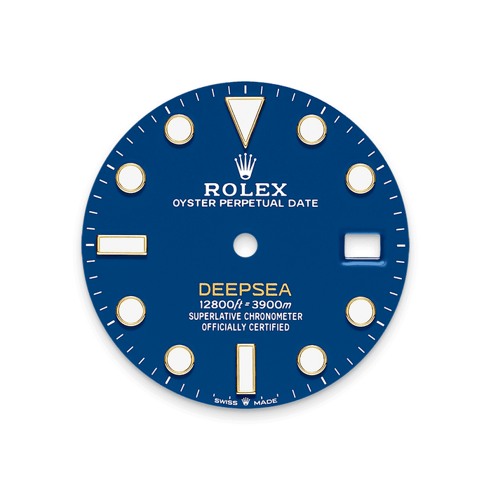 Rolex Yellow Gold Sea-Dweller - 44 mm - Blue