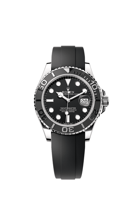 Rolex White Gold Yatch-Master - 42mm - Black