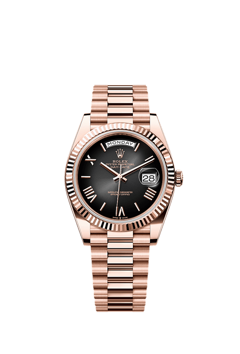 Rolex Rose Gold Day-Date - 40mm - Slate ombré - President