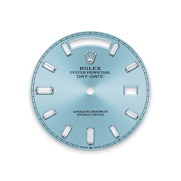 Rolex Platinum Day-Date - 40mm - Ice blue Diamond Dial - President