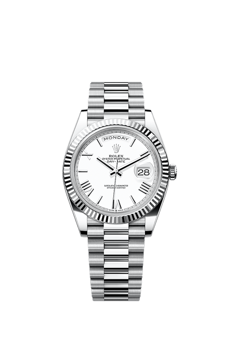 Rolex Platinum Day-Date - 40mm - White - President