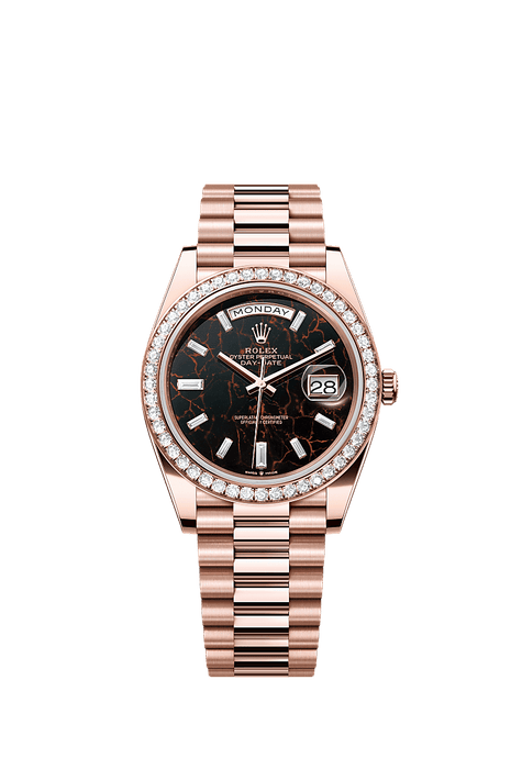 Rolex Rose Gold Day-Date - 40mm - Eisenkiesel Diamond Dial - President