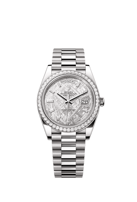 Rolex White Gold Day-Date - 40mm - Meteorite Diamond Dial - President