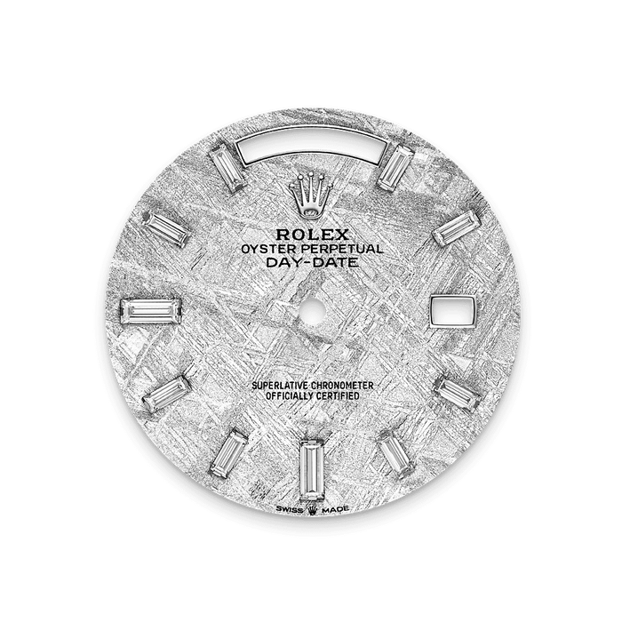 Rolex White Gold Day-Date - 40mm - Meteorite Diamond Dial - President