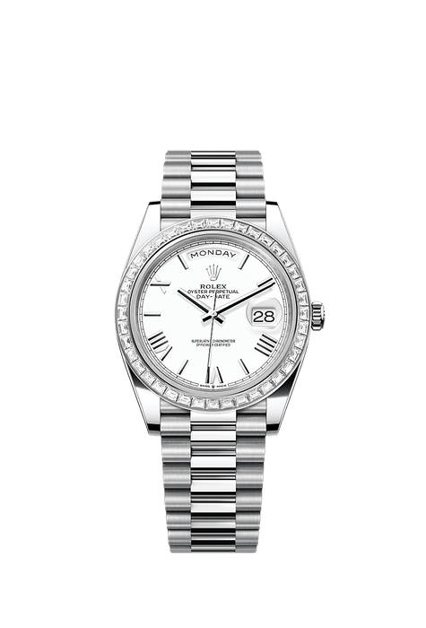 Rolex Platinum Day-Date - 40mm - White - President