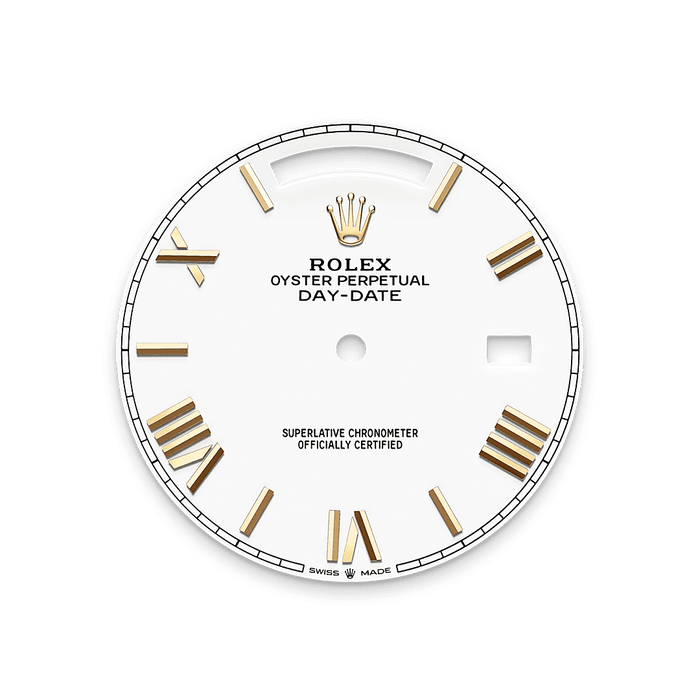 Rolex Yellow Gold Day-Date - 40mm - White - President