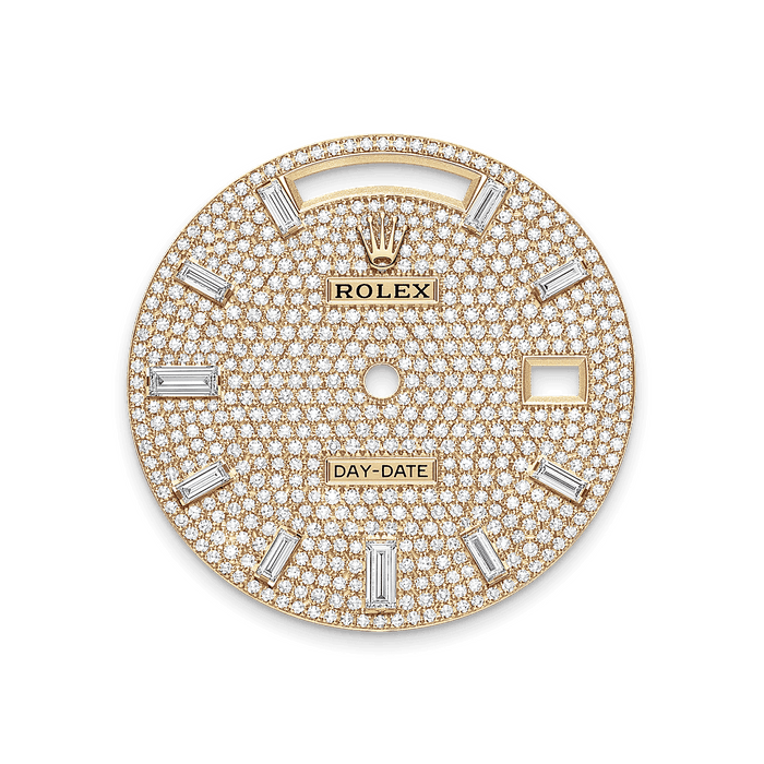 Rolex Yellow Gold Day-Date - 40mm - Diamond-paved - President