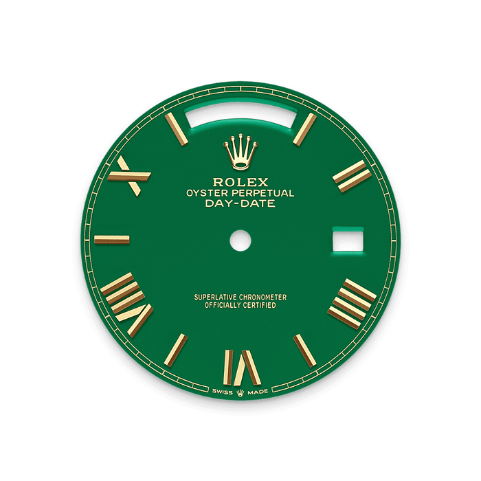 Rolex Yellow Gold Day-Date - 40mm - Green - President