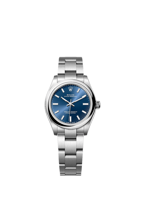 Rolex Stainless Steel Datejust - 31mm - Bright blue - Oyster