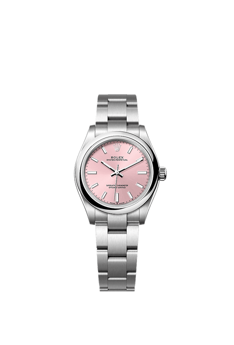 Rolex Stainless Steel Datejust - 31mm - Pink - Oyster