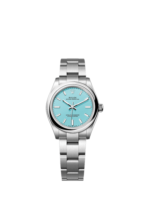 Rolex Stainless Steel Datejust - 31mm - Turquoise blue