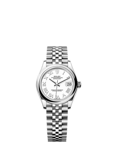 Rolex Stainless Steel Datejust - 31mm - White - Jubilee