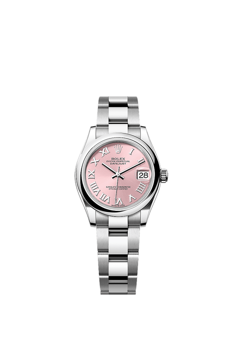 Rolex Stainless Steel Datejust - 31mm - Pink - Oyster