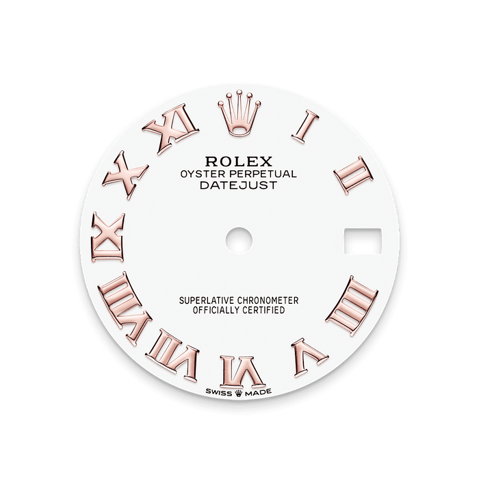 Rolex Two-Tone (RG/SS) Datejust - 31mm - White - Oyster