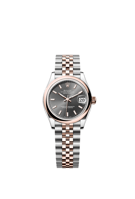 Rolex Two-Tone (RG/SS) Datejust - 31mm - Slate - Jubilee