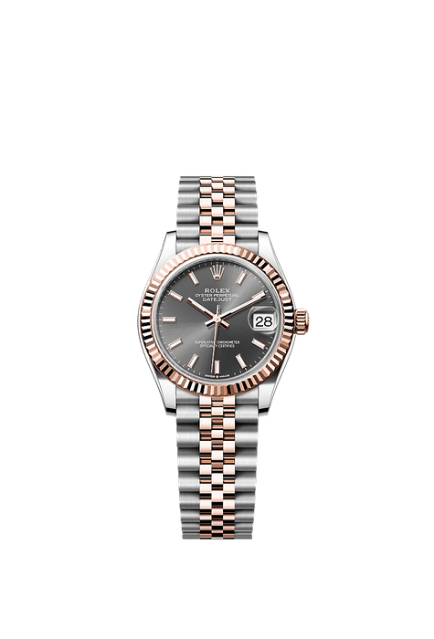 Rolex Two-Tone (RG/SS) Datejust - 31mm - Slate - Jubilee