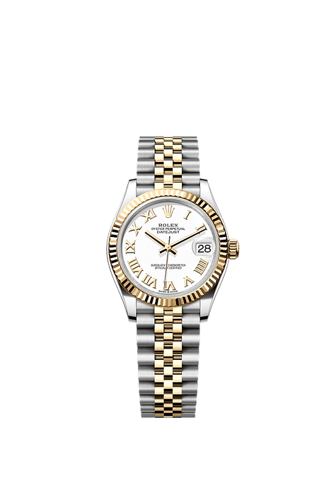 Rolex Two-Tone (YG/SS) Datejust - 31mm - White - Jubilee