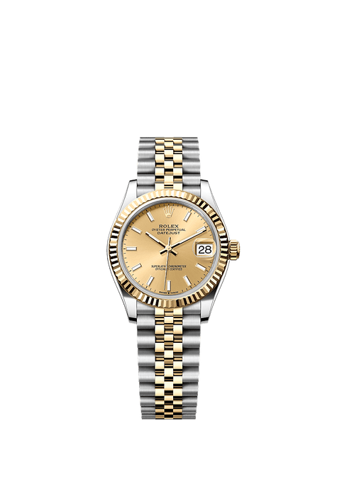 Rolex Two-Tone (YG/SS) Datejust - 31mm - Champagne-colour - Jubilee