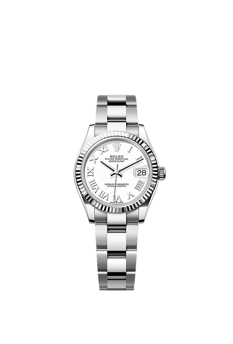 Rolex Stainless Steel Datejust - 31mm - White - Oyster