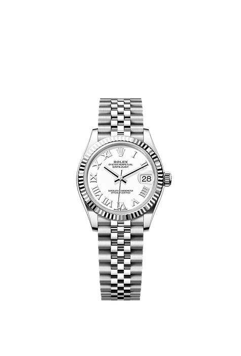 Rolex Stainless Steel Datejust - 31mm - White - Jubilee